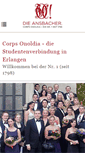 Mobile Screenshot of corps-onoldia.de